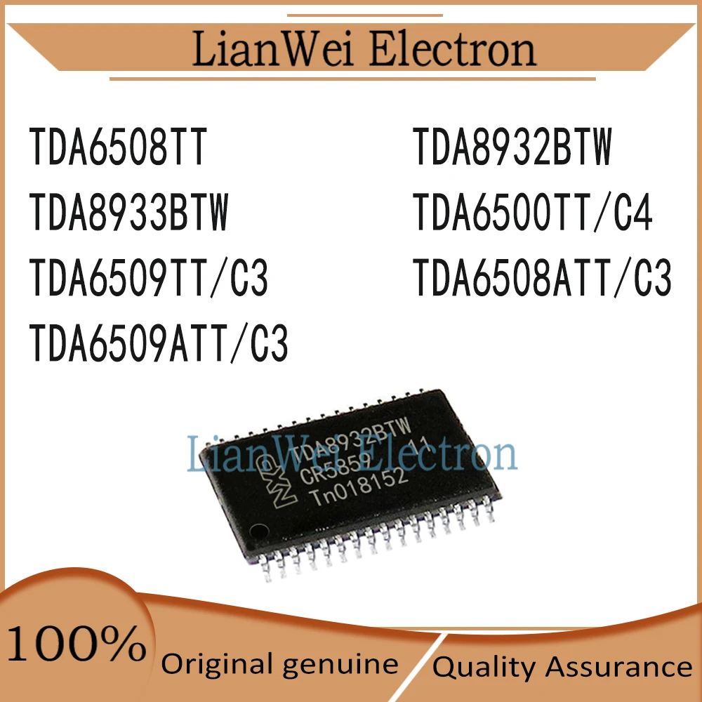

TDA6509 TDA6508 TDA6508TT TDA8932BTW TDA8933BTW TDA6500TT/C4 TDA6509TT/C3 TDA6508ATT/C3 TDA6509ATT/C3 IC Chipset TSSOP-32