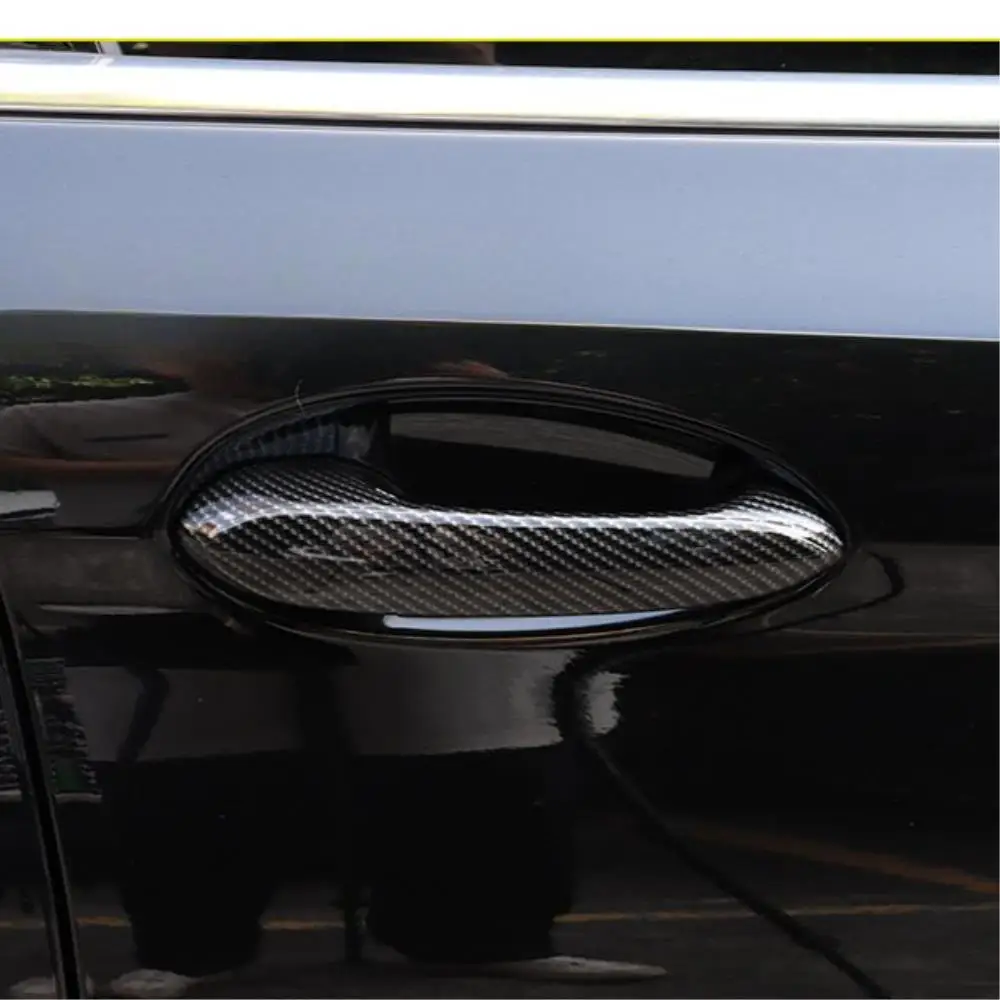 Car Upgrade For BMW 3 Series 5 Series 1 Series X3 X5 X6 X7 Carbon Fiber Door Handle Cover Trim Decoration Sticker