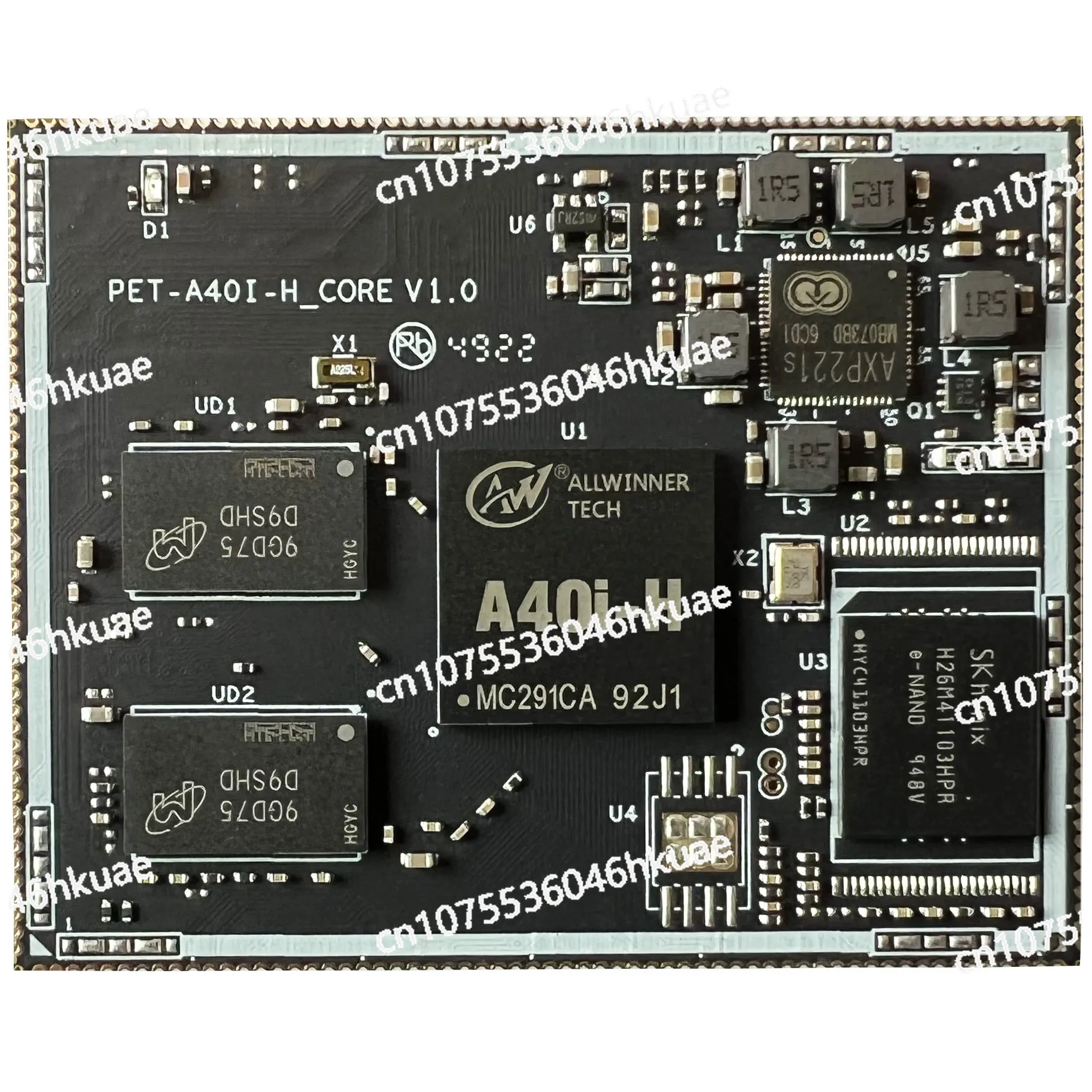 A40i Core Board 1G Memory Industrial Android Linux Embedded ARM Development Board Dual Ethernet