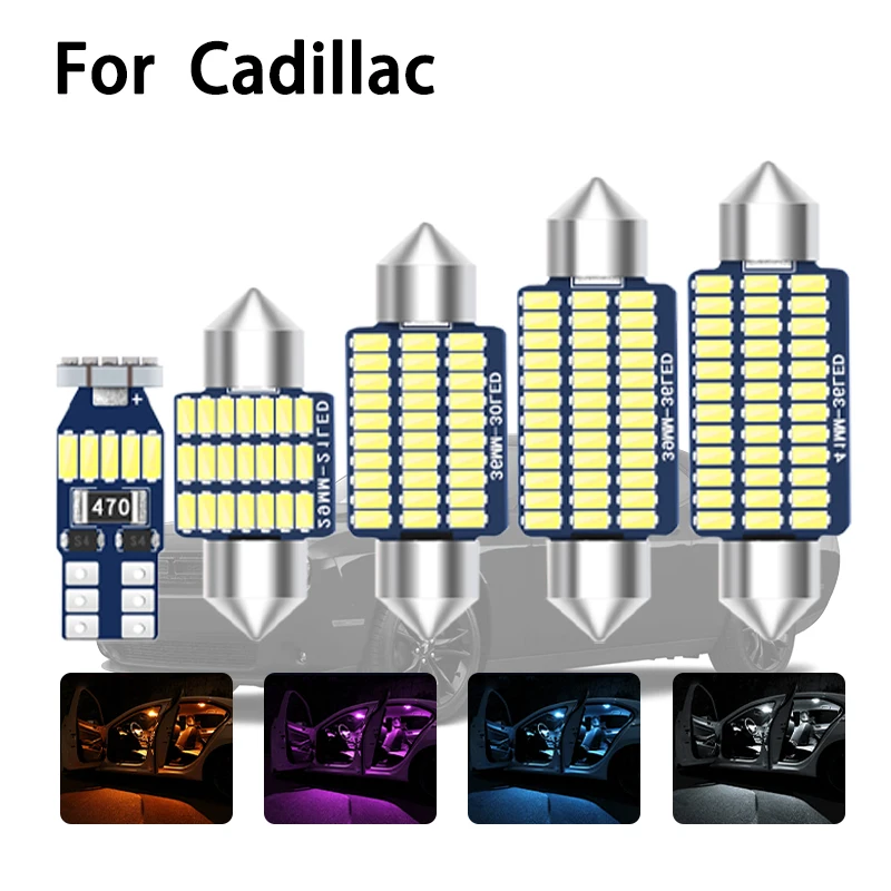 Car LED Interior Light Canbus For Cadillac Escalade CTS SRX ATS STS XTS DTS XLR Seville DeVille Catera Eldorado Accessories Part