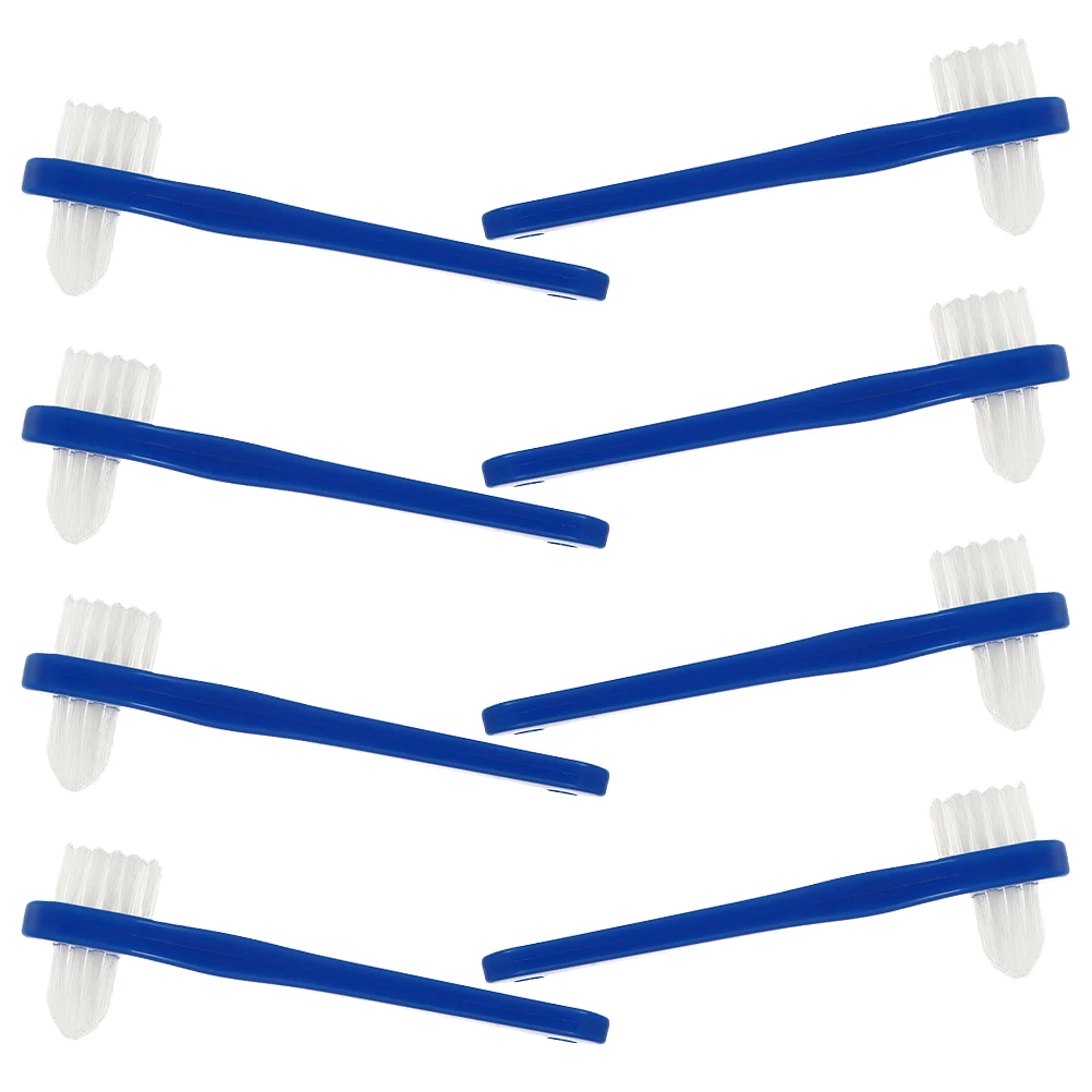 

8 Pcs Denture Toothbrush Implant Small Brushes for Cleaning Portable Mini Pp Hard
