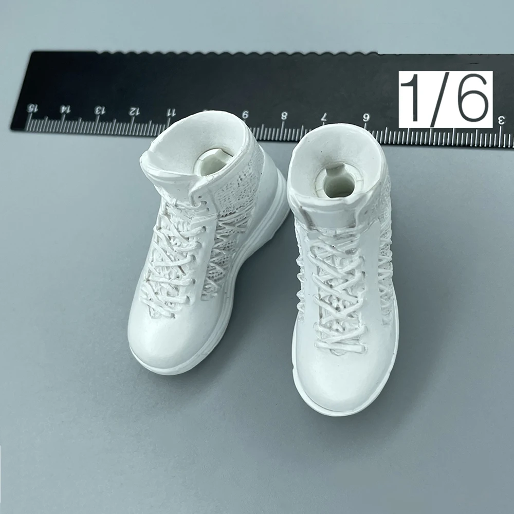 

3ATOYS 1/6th New Arrival Fashion Casual White Solid Shoes Original Version For 12inch DAM 3A Body Action Collectable