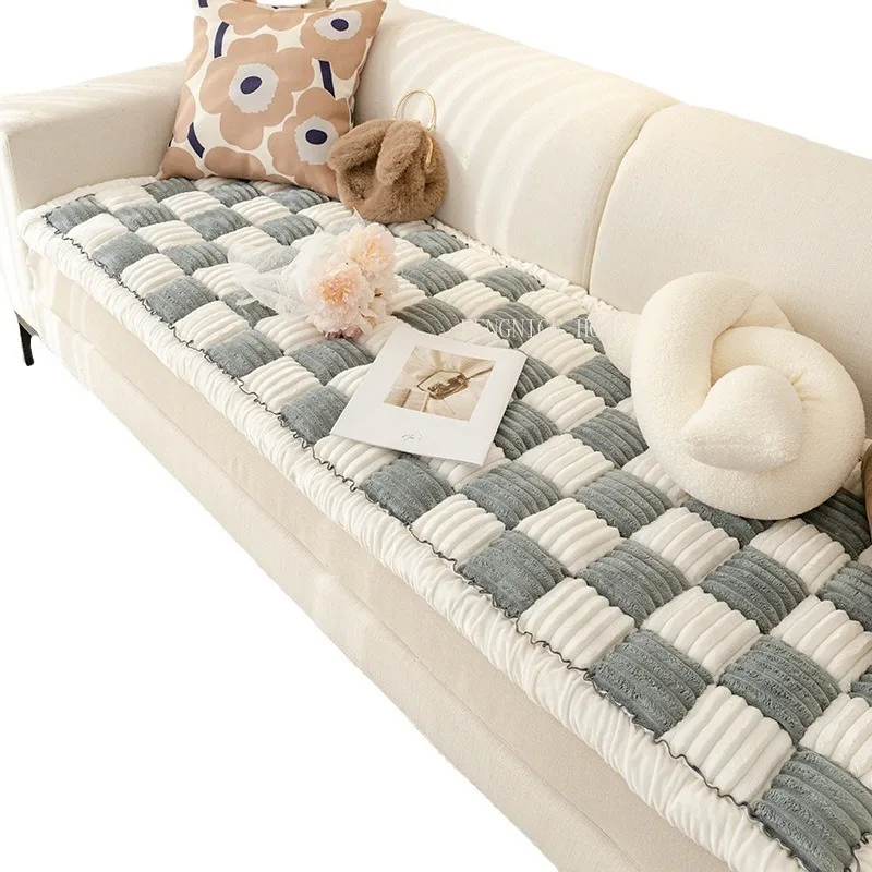 Nordic Geometric Pattern Sofa Cover for Four Seasons Protection