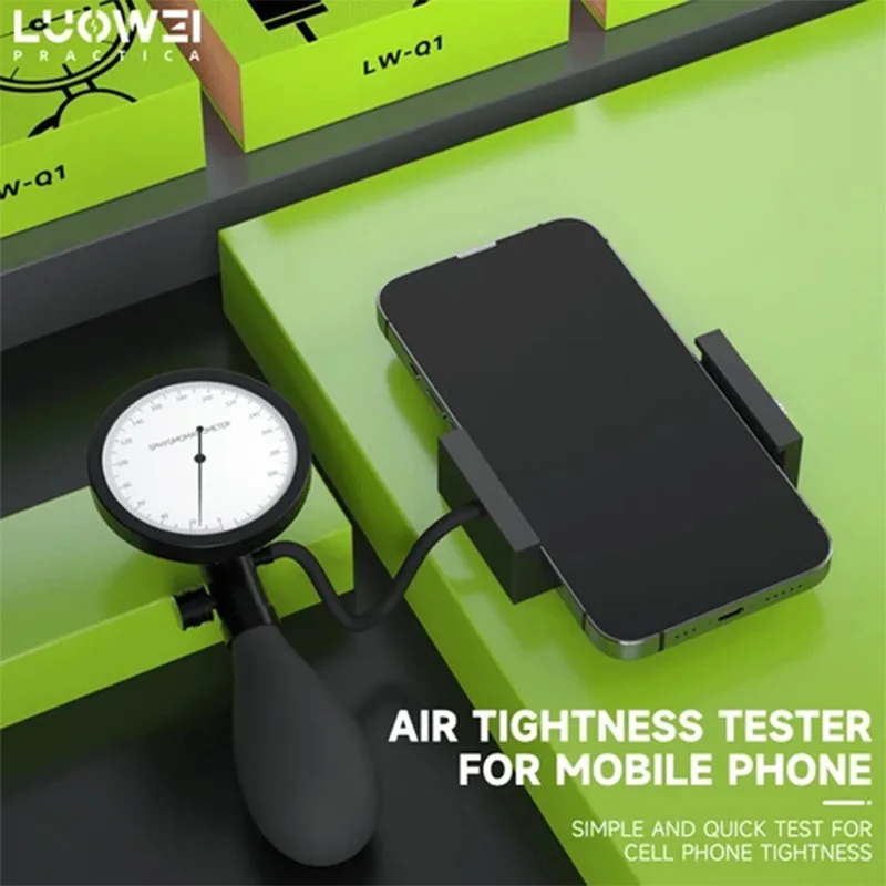 LUOWEI LW-Q1 Air Tightness Tester for Mobile Phone Repair Non-Destructive LCD Screen Sealing Quick Detector Fast Detection Tool