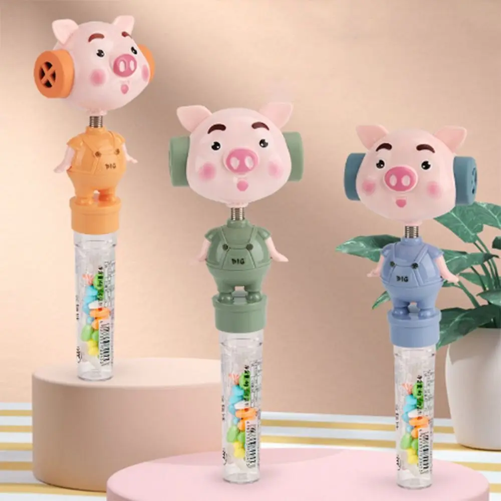 Toy Piggy Bubble Wand Cute ABS with Sound Bubble Machine Plastic Cartoon Bubble Wand