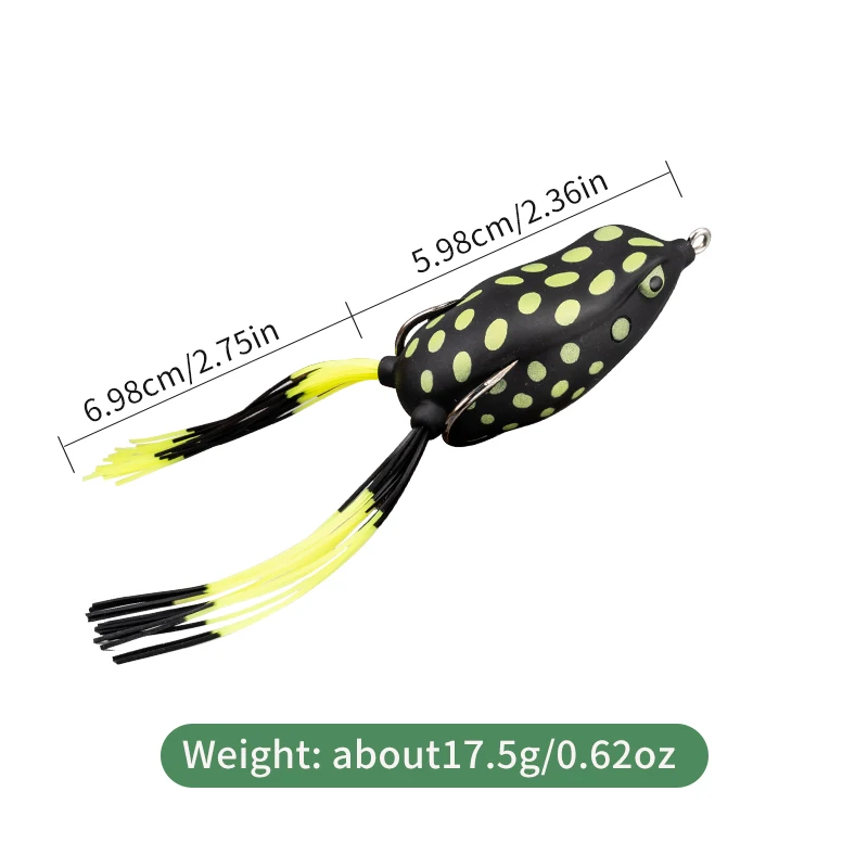 WEIHE Froschköder 6,8cm 17,5g Schwimmender Köder Angelzubehör – Detail 10