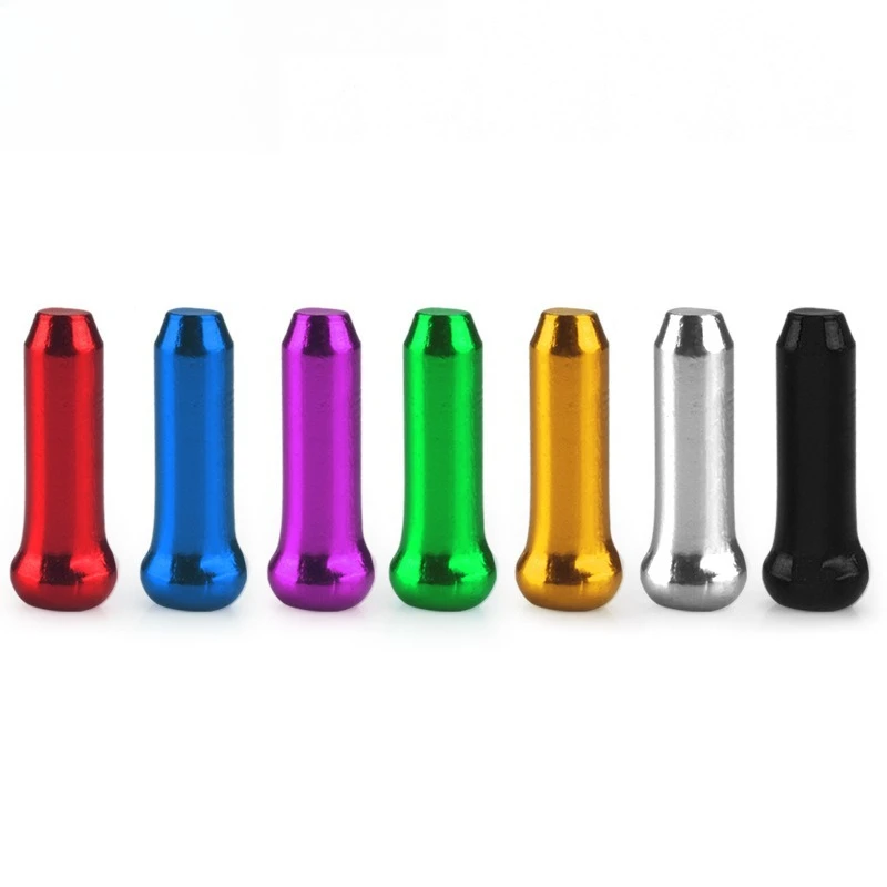 Mountain Bike  Housing Inner  Shift Brake  Core Cap Aluminum Alloy Cable Core Cap Colored End Cap