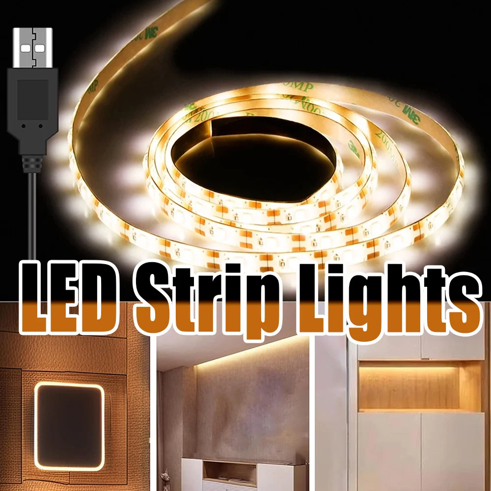 DC 5V USB LED Strip Lights with Adhesive Backing, High brightness light,mirror with lights,floor lamp