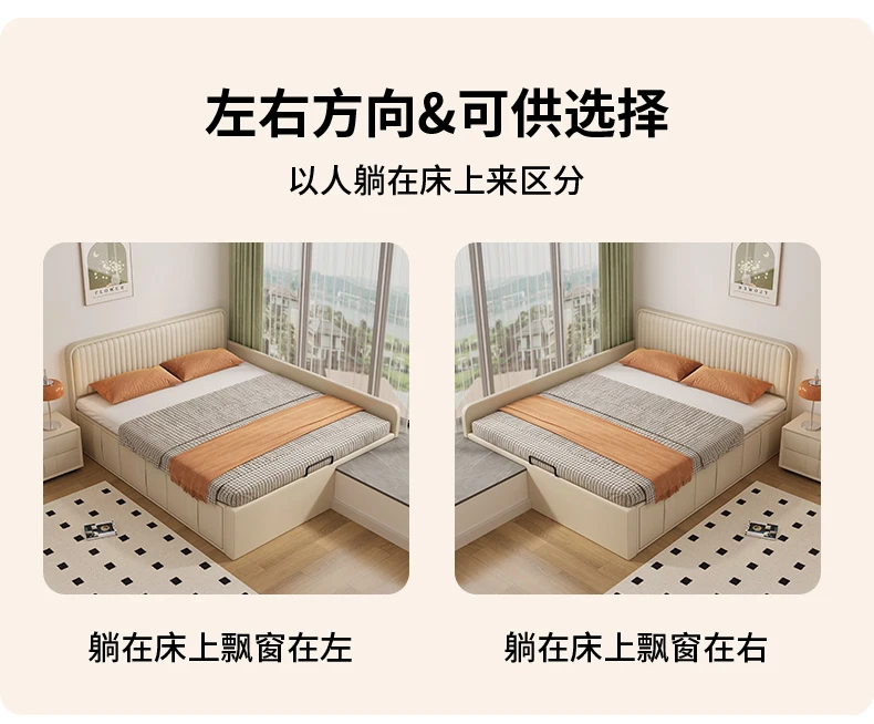 Storage small apartment solid wood frame simple children's bed, can be customized
