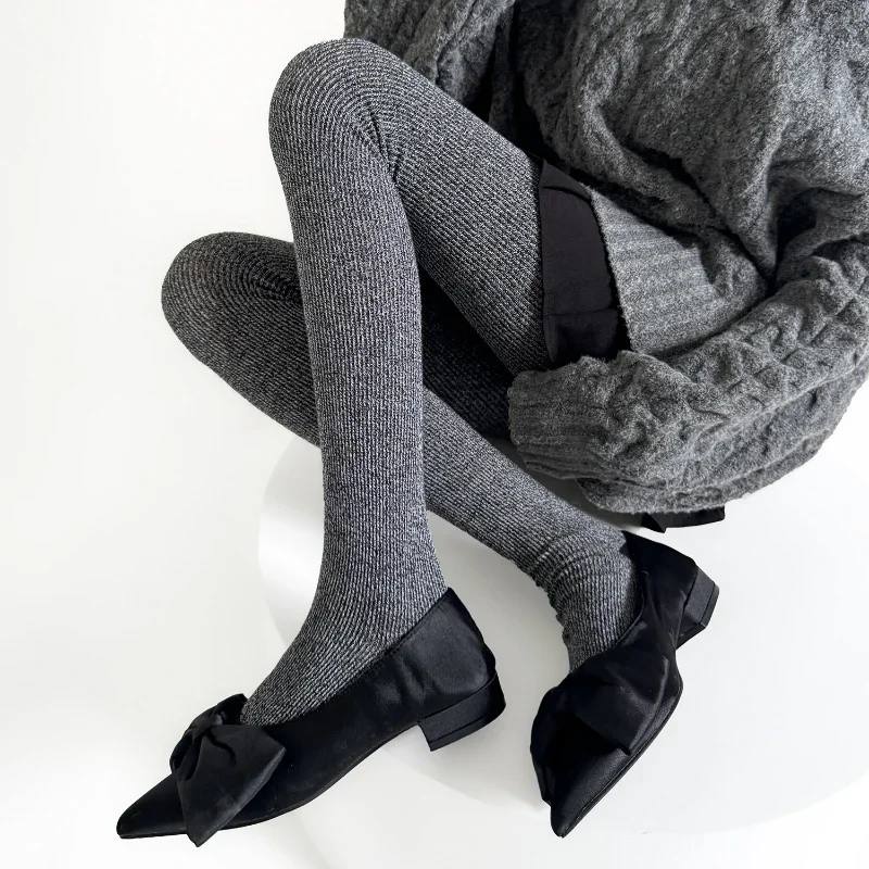 Autumn and Winter Women Tights Wool Cashmere Warm Thigh High Stockings Pantyhose Sexy Lingerie Hosiery Tights Pantyhose Leggings
