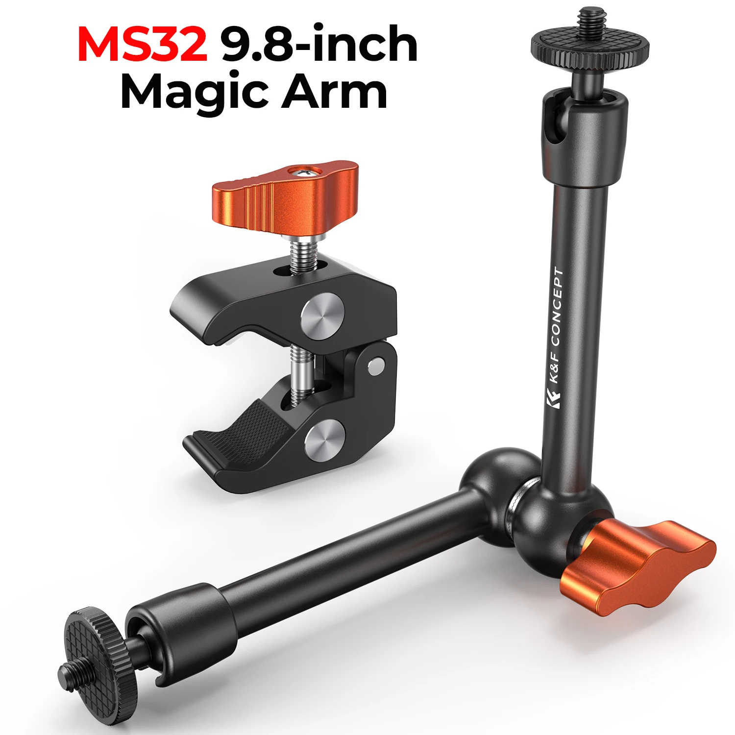 K&F CONCEPT Magic Arm Super Clamp Kit with 1/4