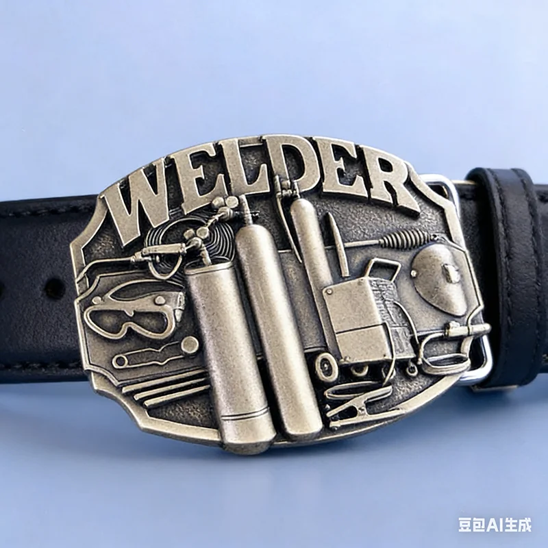 new-vintage-bronze-plated-welder-trades-tradesman-belt-buckle-gurtelschnalle-boucle-de-ceinture-buckle-wt150ab-free-shipping