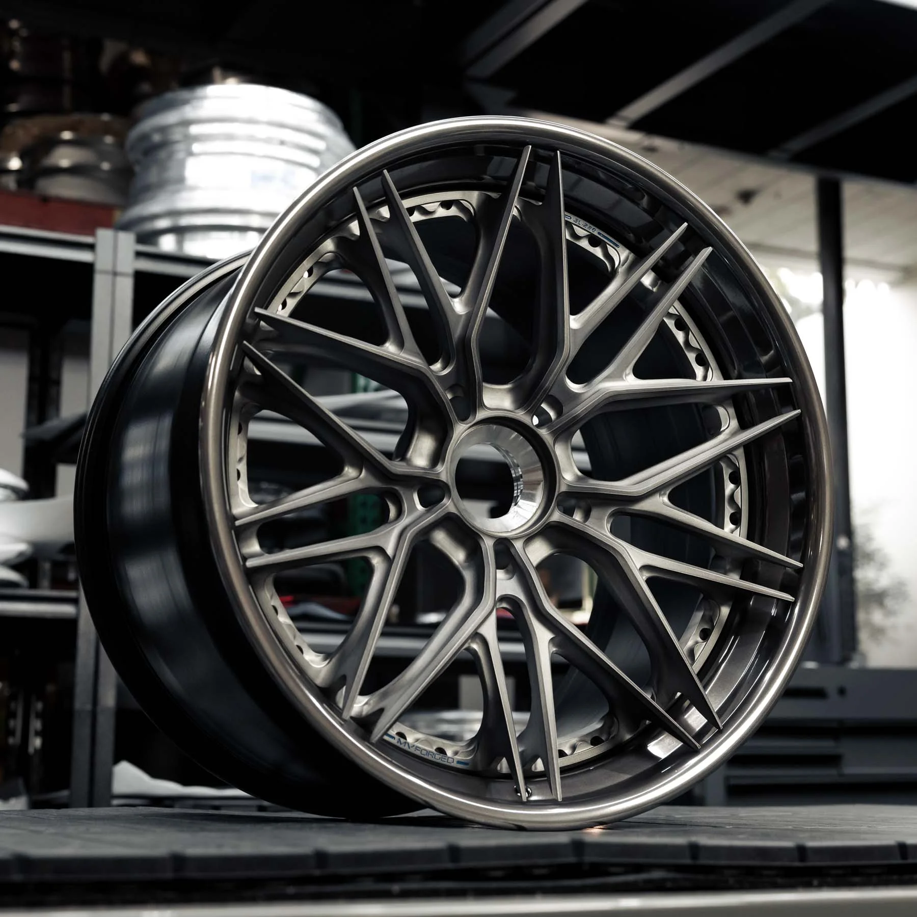 26 stylesCustom Deep Concave Design 5x112/114.3/120 15 to 24 Inch 1/2 /3 Piece Chrome/polish Rims Racing Car Forged Wheels for L