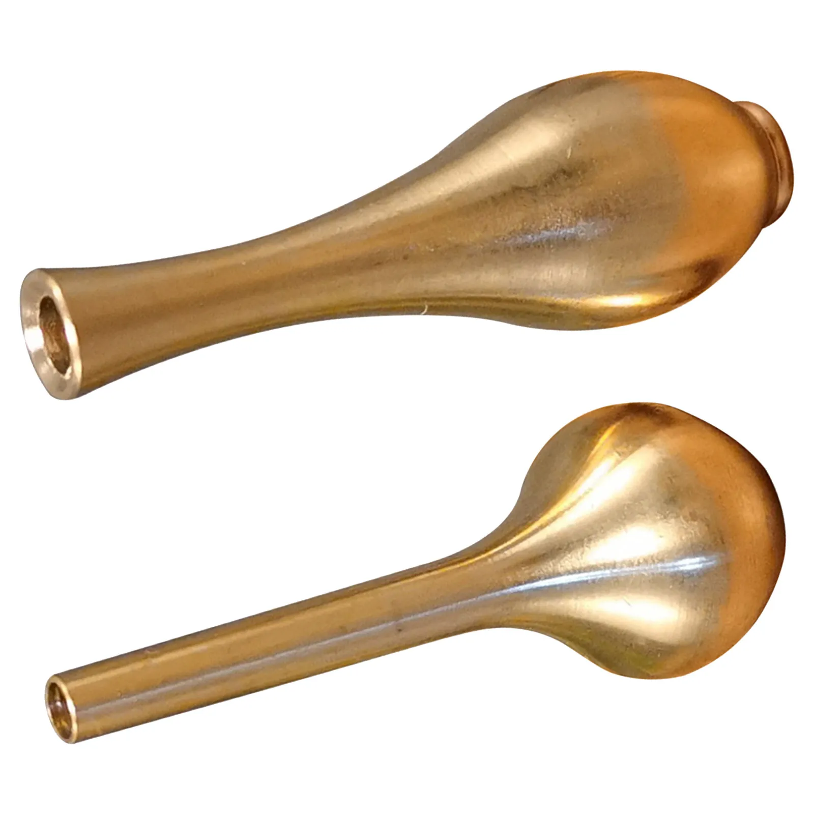 2Pcs Tiny Brass Vase Home Decoration Vintage Metal Small Desktop Vase Ornament Mini Flower Ware Mini Vases