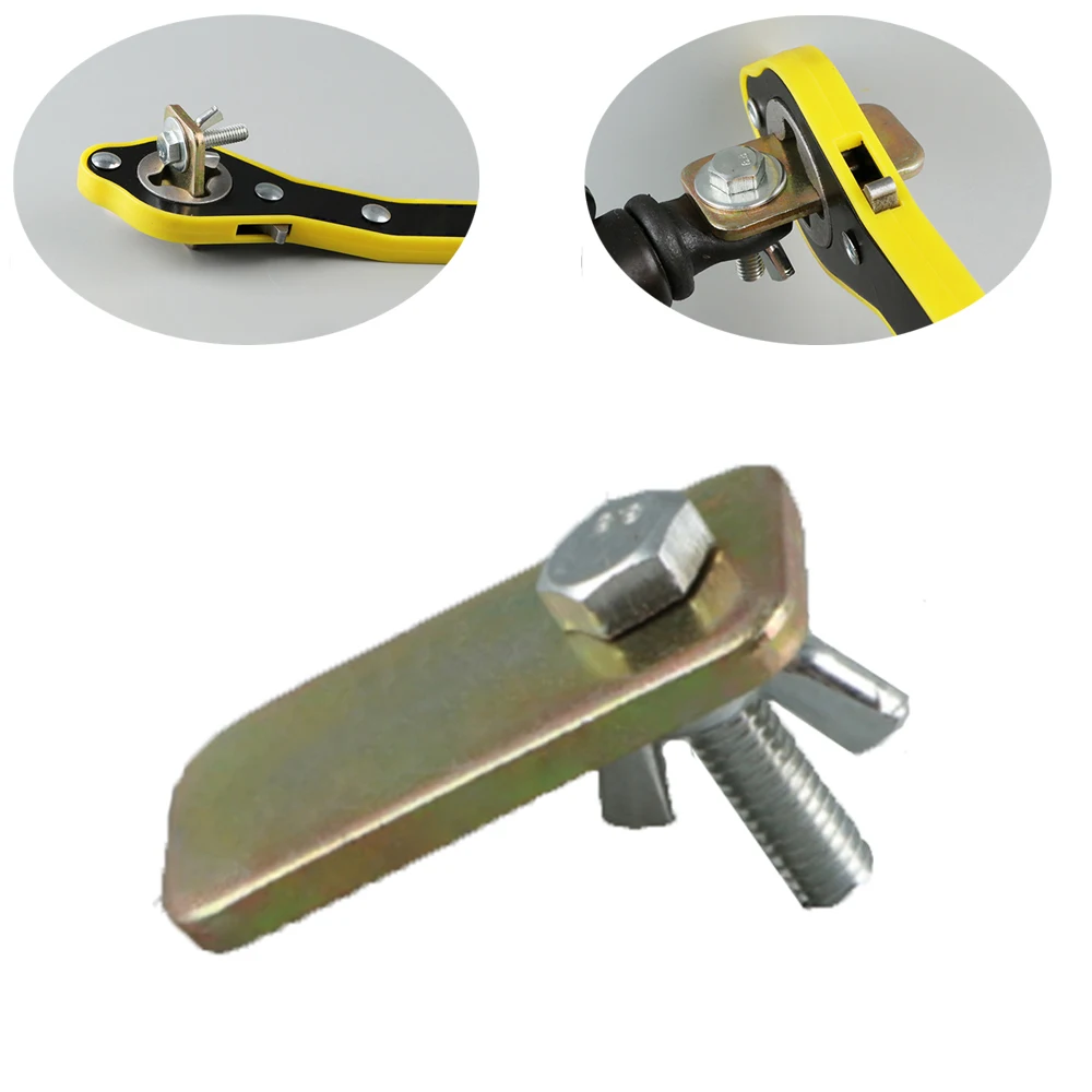 Car Jack Ratchet Wrench& Adapter Labor-saving Car Scissor Ratchet Spanner Key Tire Wheel Lug Wrench Hand Repair Tool