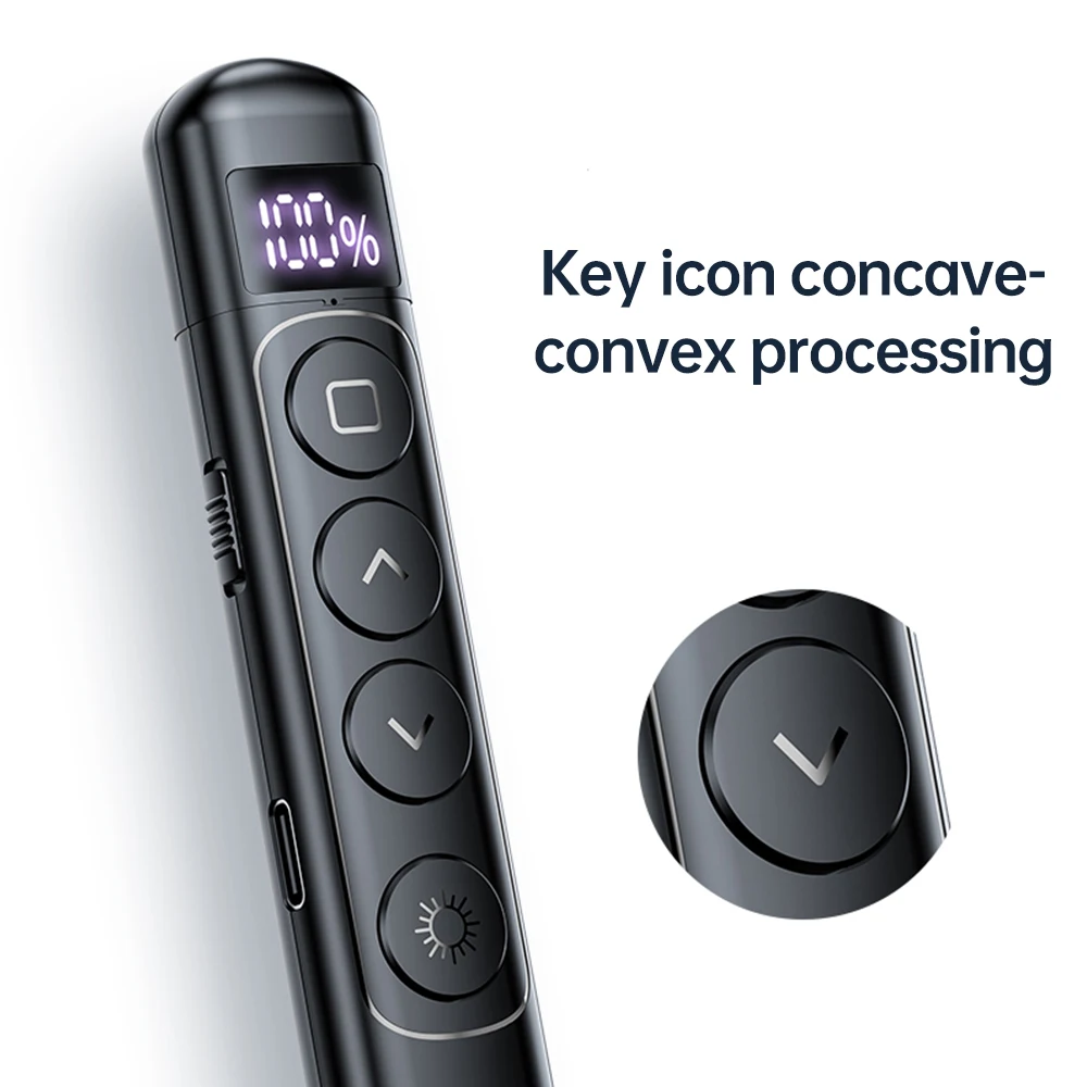 

Лазерная указка для презентаций 2.4G, беспроводной пульт дистанционного управления для PowerPoint PPT, совместимый с MAC/Windows/Linux