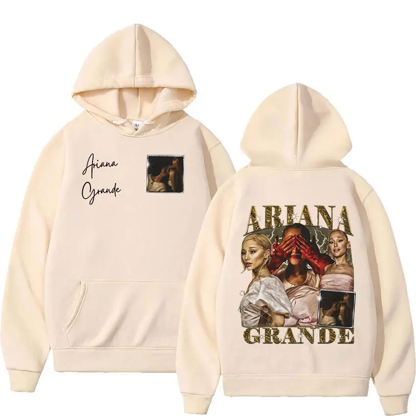 Retro Ariana Grande Eternal Sunshine 2024 Graphic Hoodie Men Women Fashion High Quality Oversized Sweatshirt Pullover Streetwear