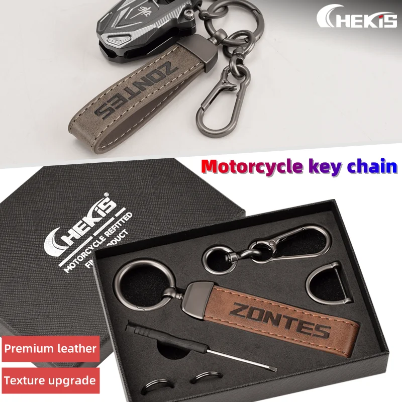 

Chekis Is Suitable for Zontes 125M/150D 350E/D/M 368G/368K/703F 703Rr Motorcycle Key Pendant Keychain Key Pendant