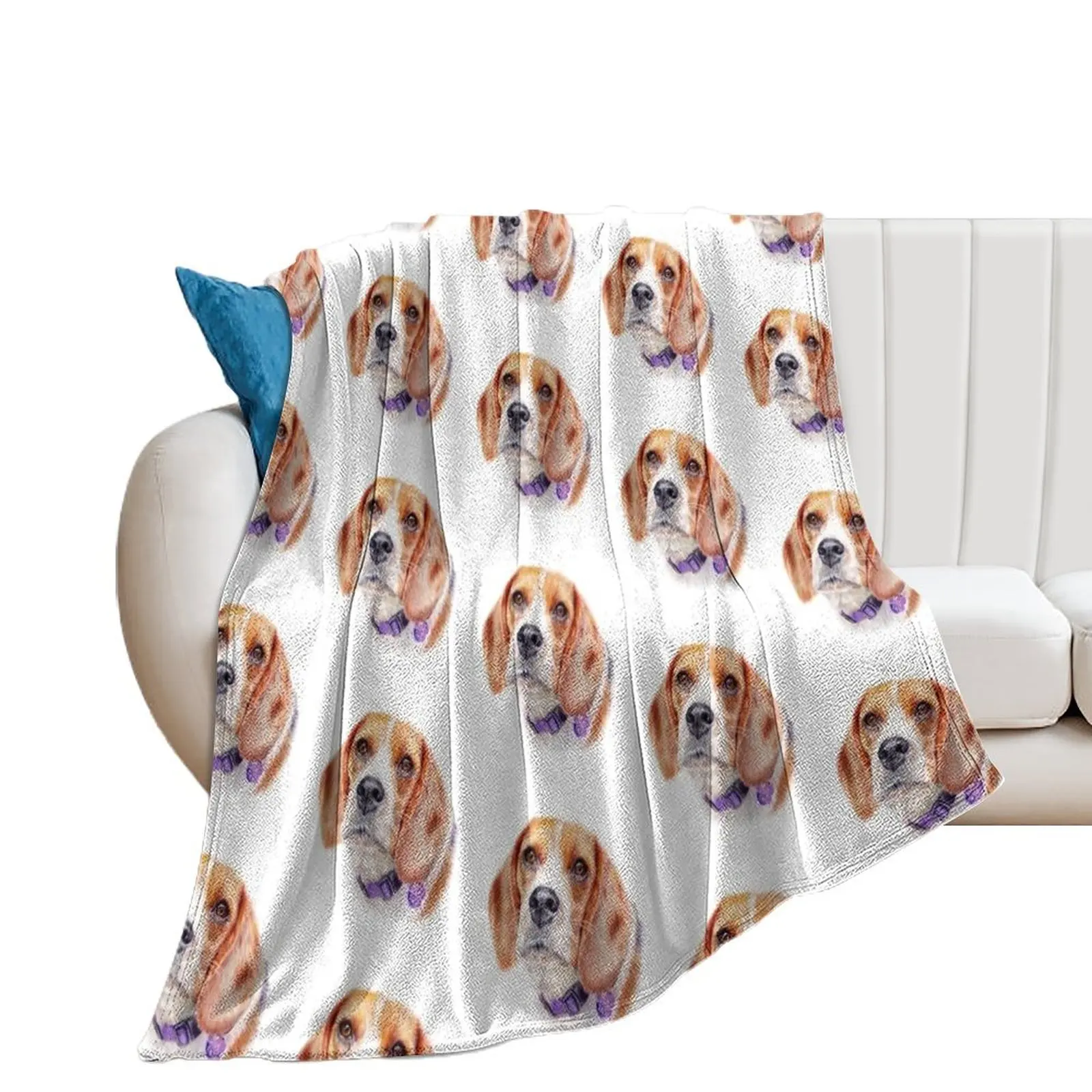 

Mia the Beagle Throw Blanket Large for winter Blankets