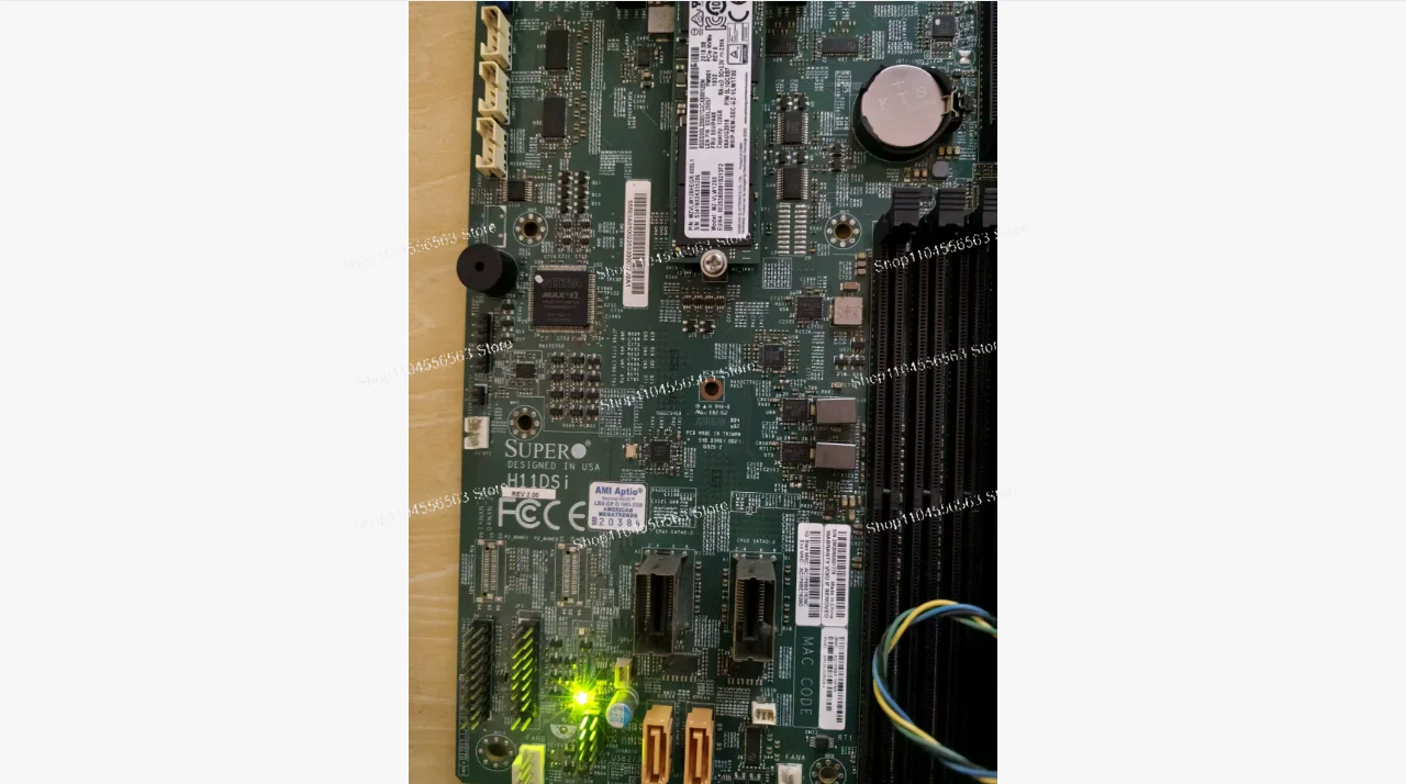 For AMD EPYC: Supermicro H11DSI-NT Dual Socket Motherboard - Supports 2nd Gen 7B12 CPUs, Full PCIe & Memory Unlocked