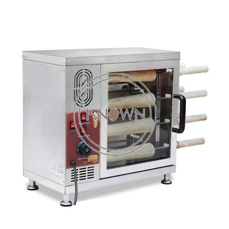 Forno elétrico comercial para bolo de chaminé 110V 220V Kurtos Kalacs Maker Machine