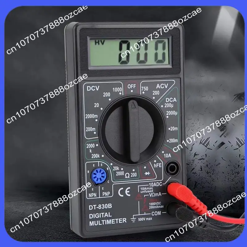 A26P DT830B ЖК-цифровой мультиметр для электрических испытаний, высокая безопасность DC/AC 750/1000 В вольтметр амперметр тестер Ом