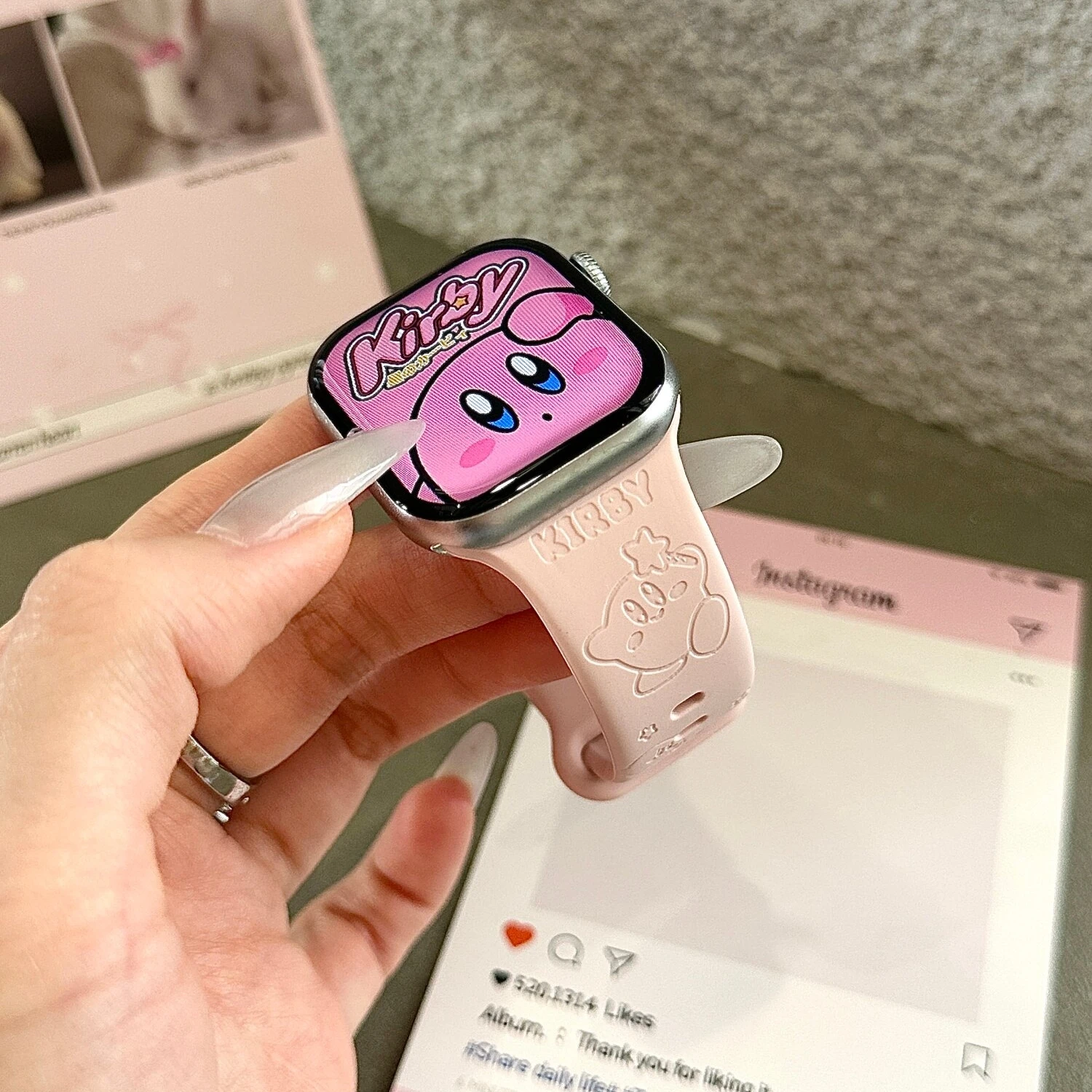 Ремешок для часов Kawaii Kirby – обзор и цена Apple Watch Band