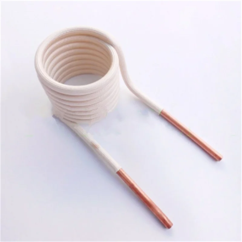 ZVS Copper Tube Water-cooled High-frequency Furnace Intermediate Frequency 6mm Quenched Tapless Heating Induction Heating Coil