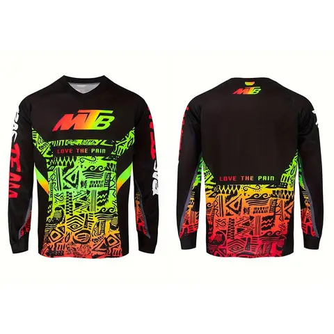 Men s Breathable Motocross Enduro Riding Jersey Mountain Bike Off Road Cycling Quick Dry Top Premium Riding Sports T Shirt