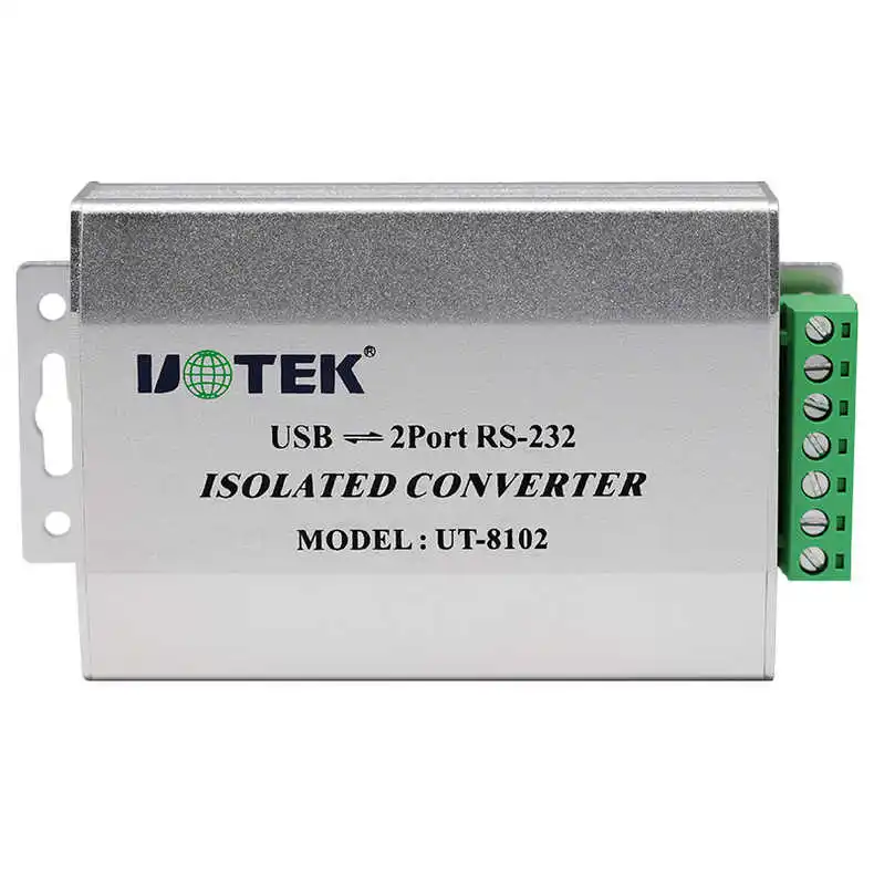 USB To 232 Photoelectric Isolation Utai UT-8102 USB To 2-port RS232 Photoelectric Isolation Protocol Converter