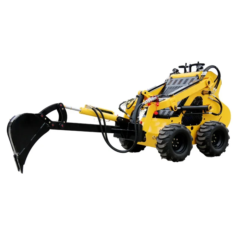 Cheap price hydraulic mini backhoe digger attachment for mini skid steer loader