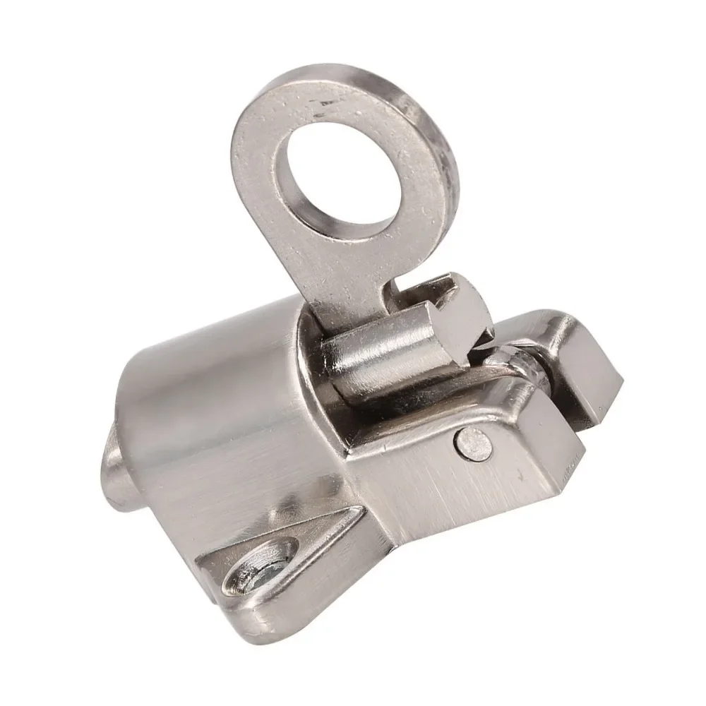 Bounce Lock Zinc Alloy Spring Loaded Latch Spring Bounce With Mounting Screws Door Lock Window Gate Security Lock Bedroom