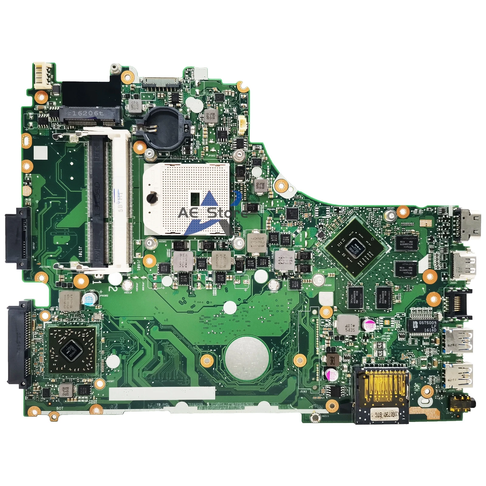 Imagem -03 - Placa-mãe do Portátil para Asus Mainboard Lvds Edp X550 X570 X550d X750d X550dp X750dp A550d F550d K550d