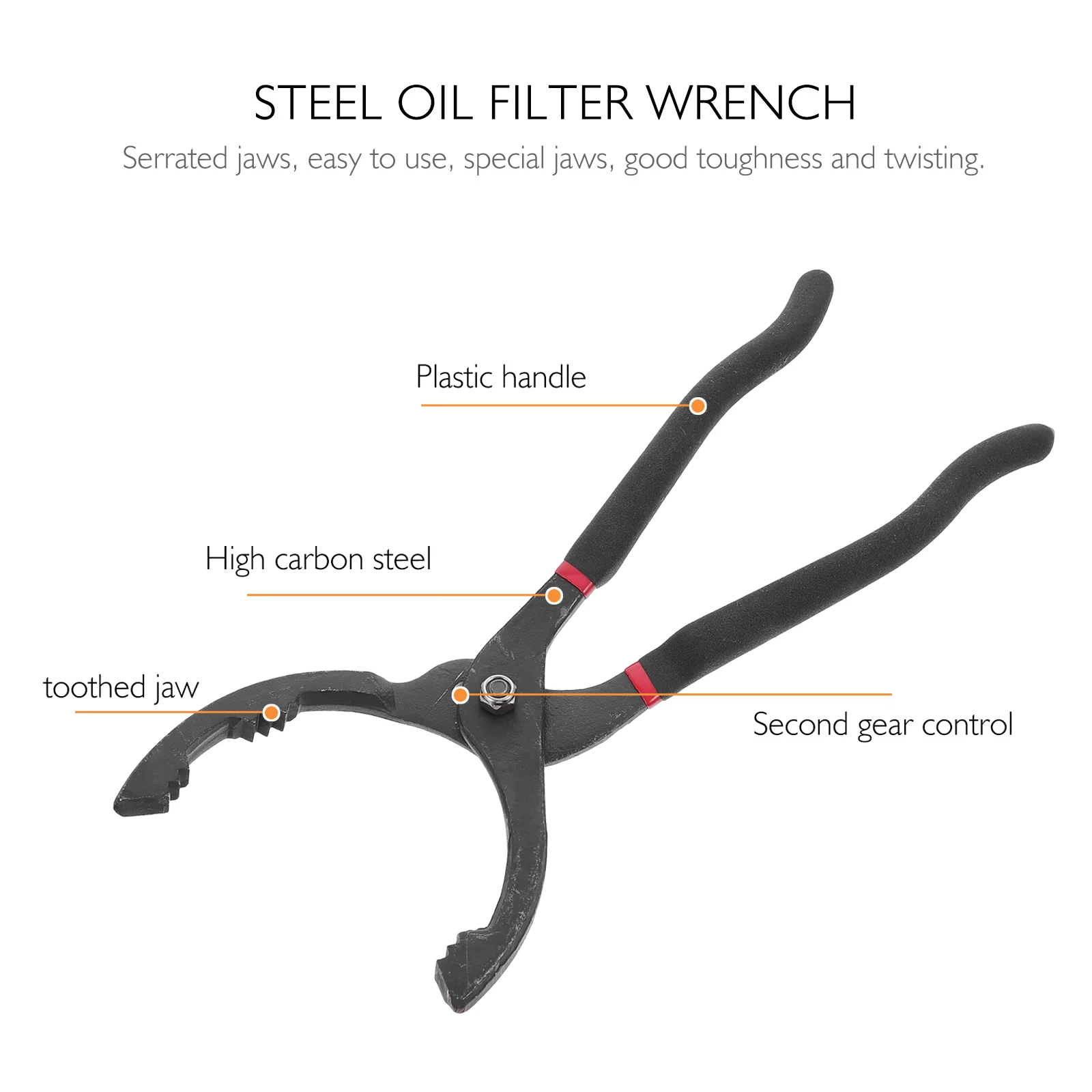 Filter Wrench Fuel Pliers Type Oil Removal Tool Installer Car Supplies Remover Accessories Repair