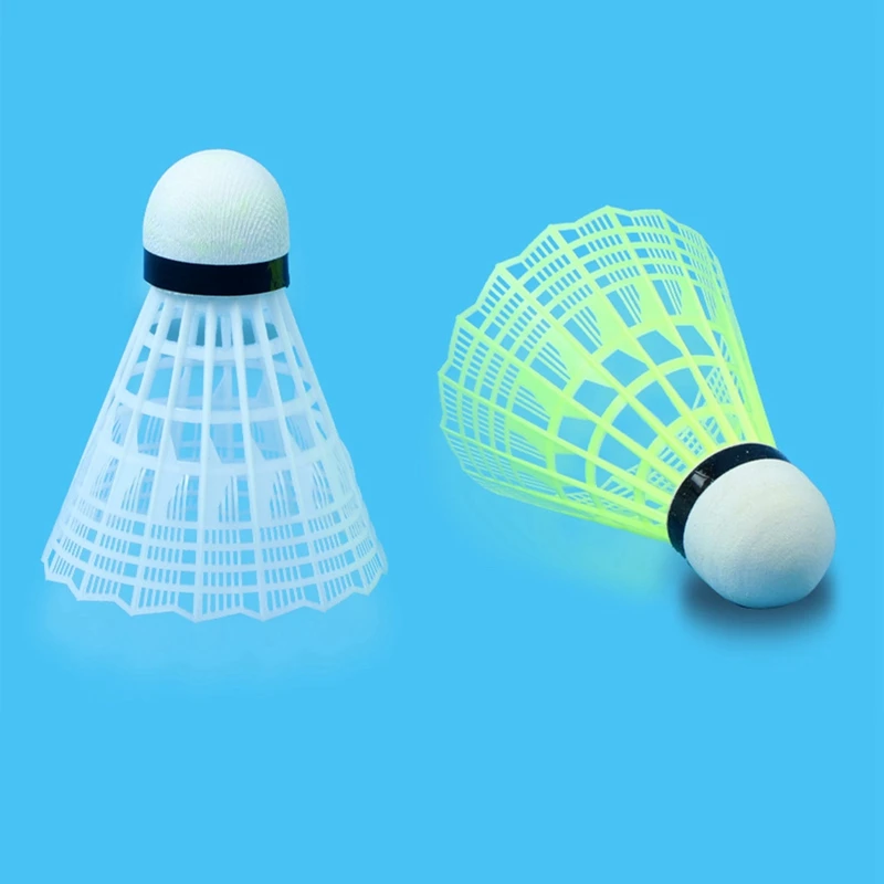 Volants de badminton en nylon, 12 pièces, durables et légers, pour l'entraînement et le divertissement des enfants