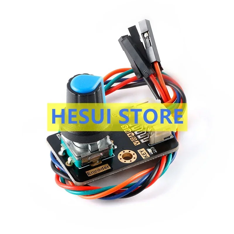 360 degree rotary Encoder Potentiometer module with key switch function