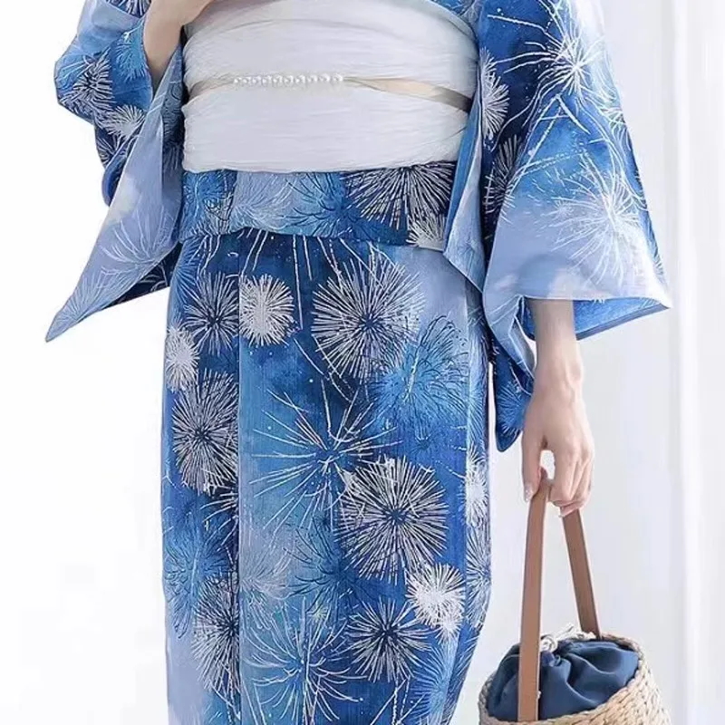 blue and white kimono dress BLUE EYE Kimono in Natural | Women's Kimonos main image 1