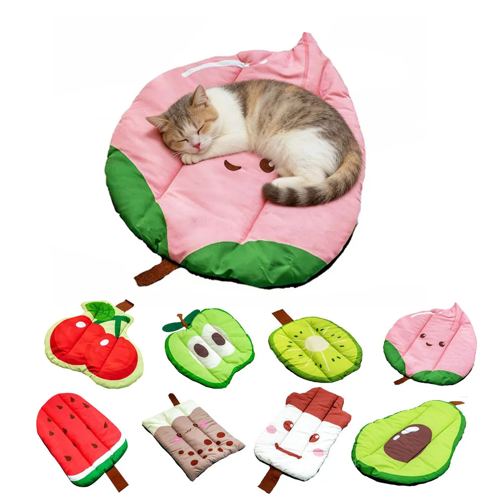 

Summer Cats Beds Mats Small Dog Cooling Mat Cat Puppy Car Seat Sofa Kennel Crate Reversible Portable Dogs Self Cooling Bed Mat