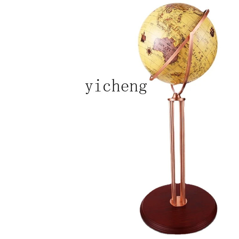 

ZK Globe Ornament Creative Majestic Living Room Floor Crafts Housewarming Opening-up Gifts