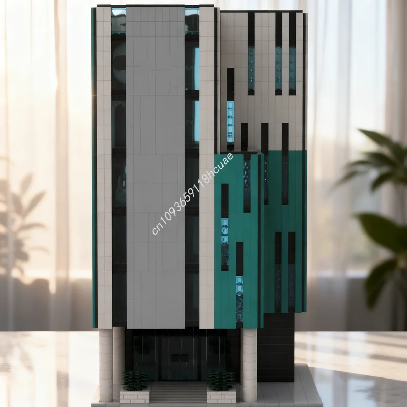 

7724pcs MOC Modular Streetscape The Harmony City Hospital 0 Empty Model Building Blocks Toy Construction Festival Gifts
