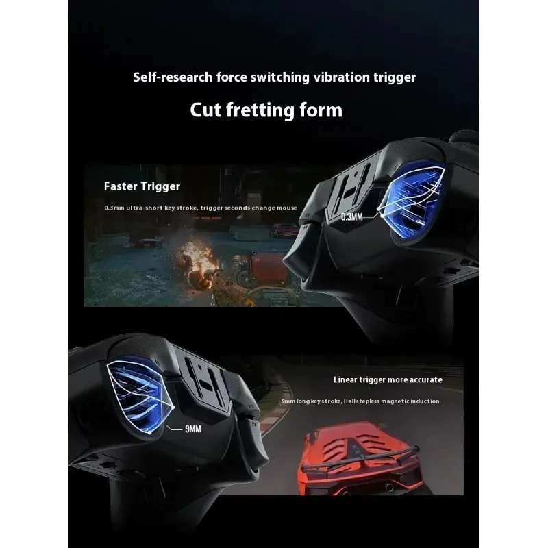 Flydigi Vader 4 Pro Gamepad FPS Elite Handle Wireless Gamepads Gaming Controllers With Hall Rocker for  Steam PC Ios TV
