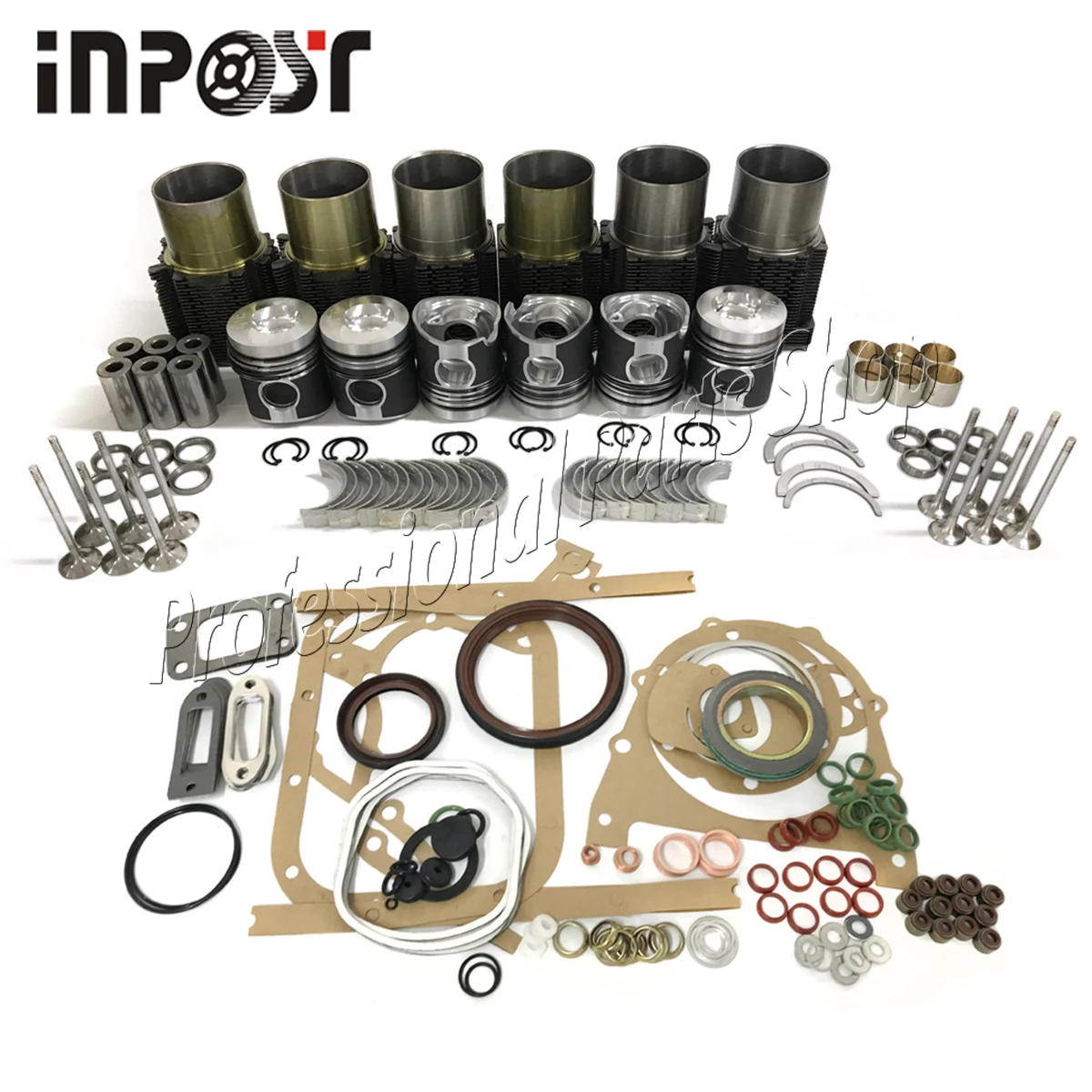 

New Overhaul Rebuild Kit for Deutz BF6L913 piston ring gasket valve