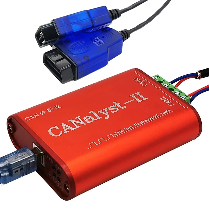 

NEW_CAN Card CANalyst II Analyzer USB to CAN USBCAN-2 CAN Box Analysis