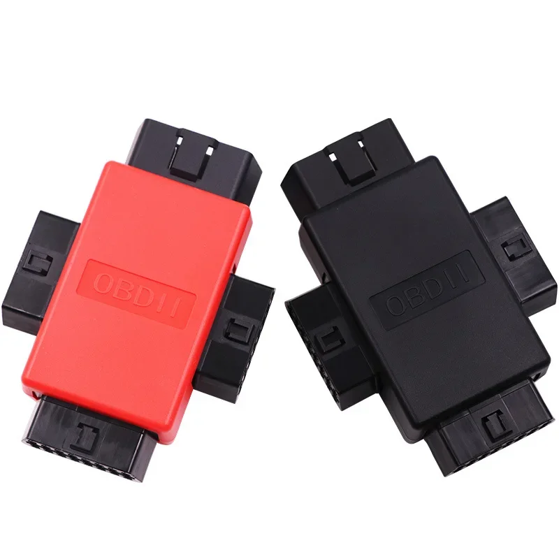 1Pc Automotive OBD  16 Pin Core Splitter, One In Three Plug