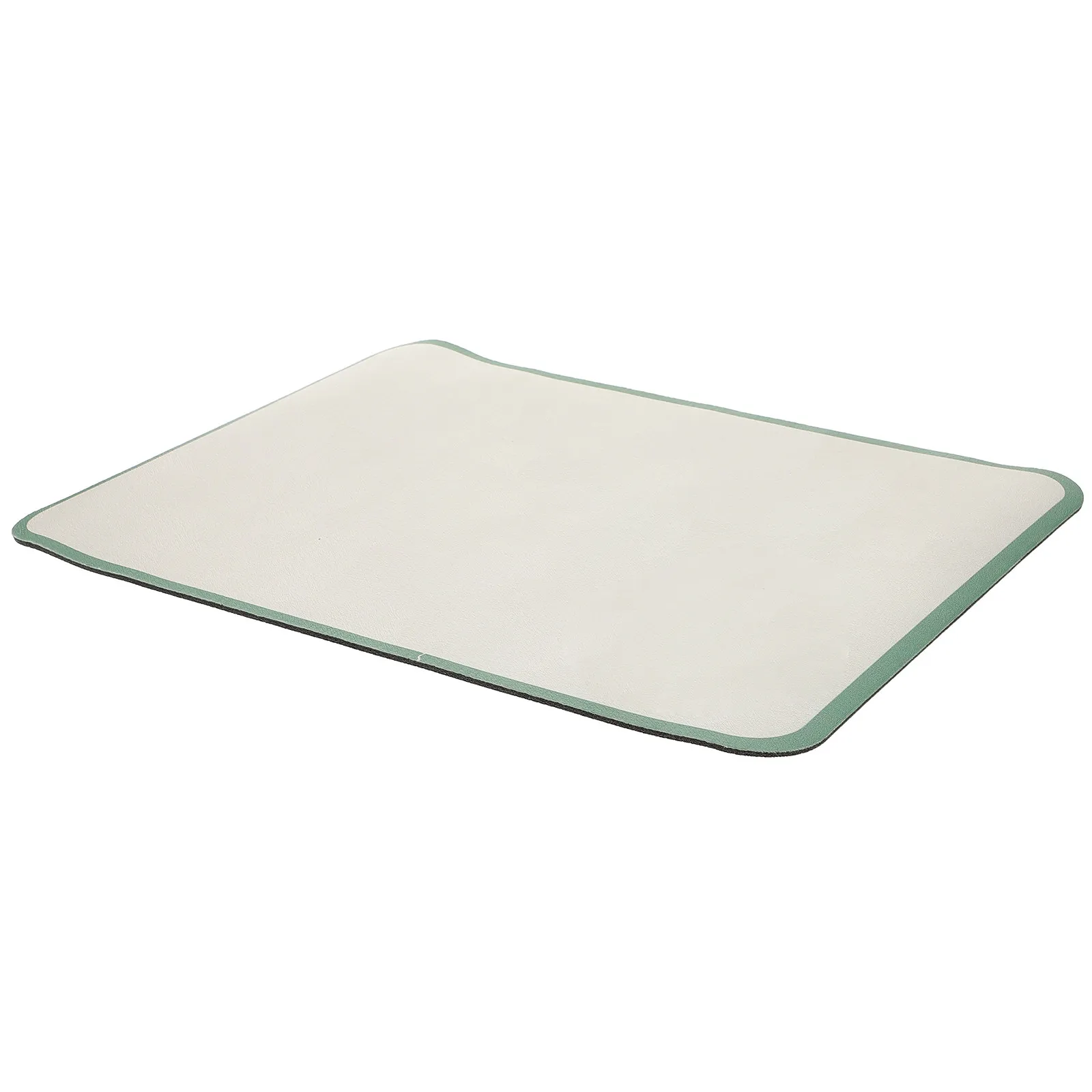 

Coffee Mat Thick Heavy-Duty PVC Countertop Table Mat Draining Pad for Kitchen Bar Station Washable Reusable Dishwasher