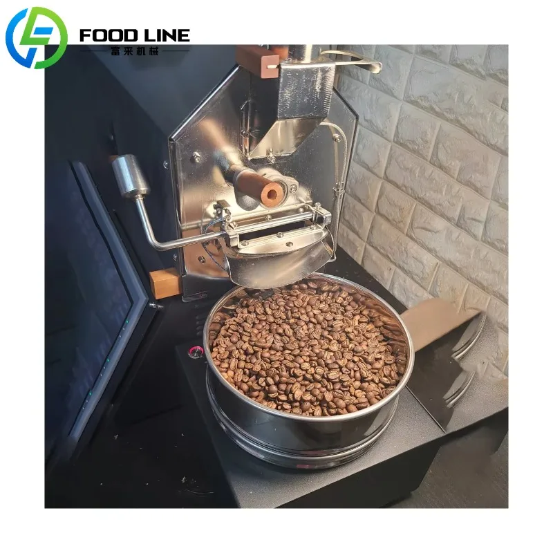 

Heavy Duty 1kg Coffee Roaster Multi Function Bean Roaster with Manual Operation for Small Business