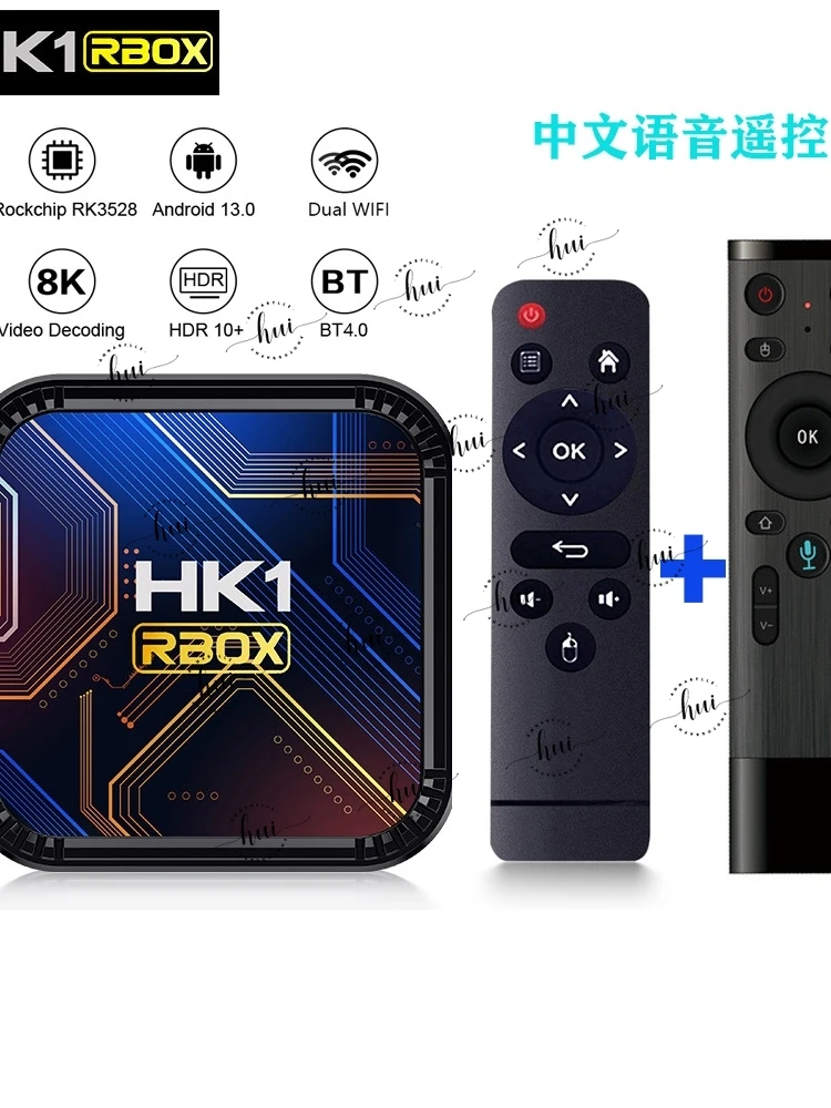 TV BOX HK1 RBOX K8S, Android 13, RK3528, 2,4G, 5G, WIFI, BT 4,0