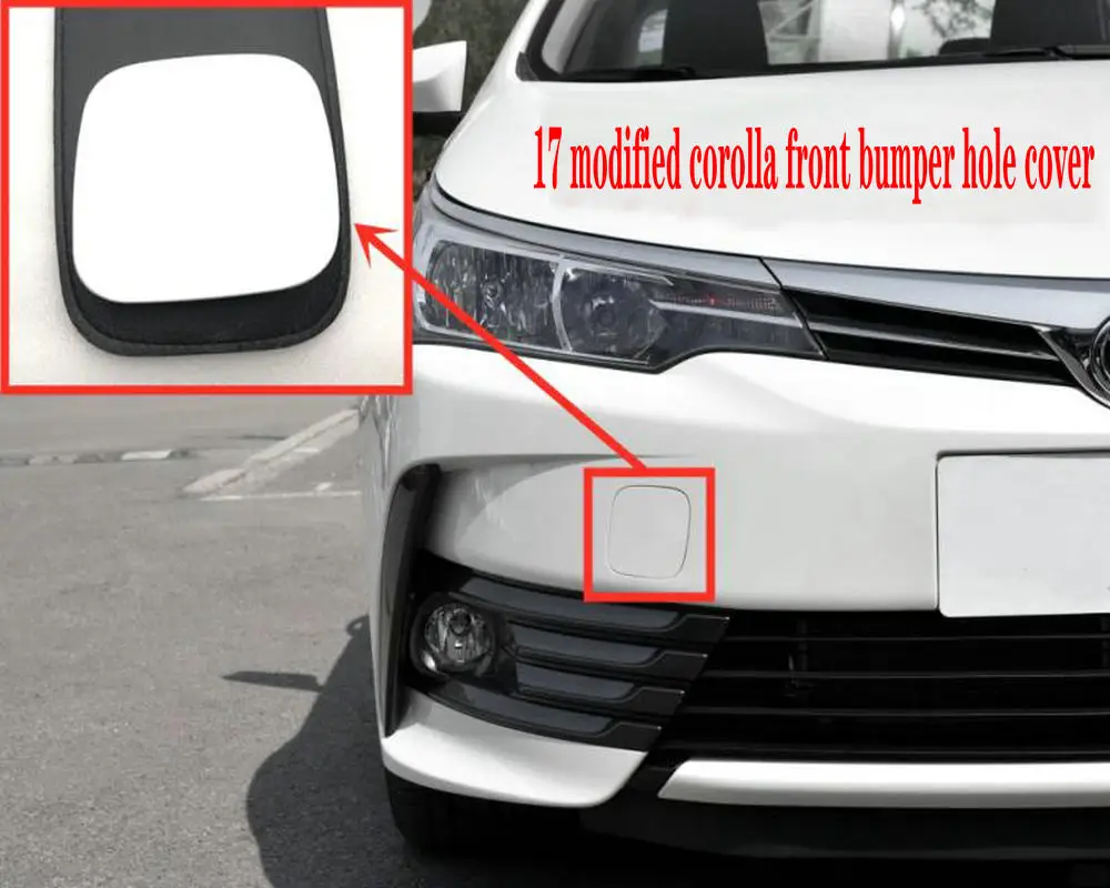 

Apply to Section 17 changed to Corolla Front bumper hole cover， Trailer hole trim cover， One price