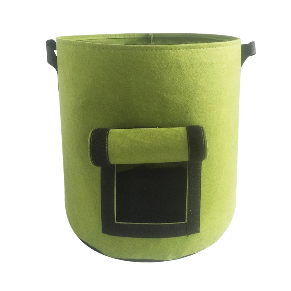 

Thickened Growth Bag Non Woven Planting Bags for Sweet Potato Gardening Durable Breathable Portable Reusable Growing Soil Ball