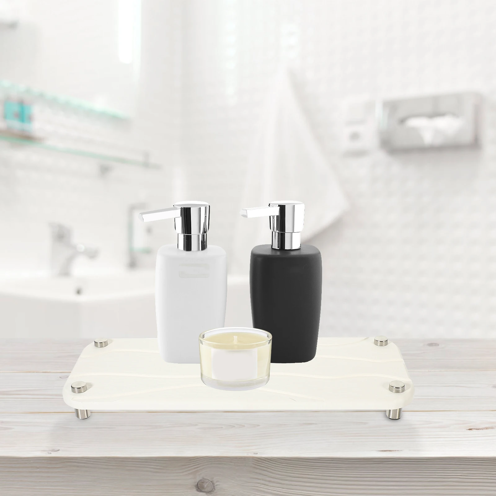 

Absorbent Sink Organizer Cup Holder Drain Board Tray Drying Rack Countertop Soap Dish Bathroom Anti-Slip for Kitchen